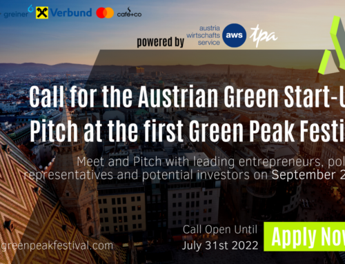 Call for GreenTech Startups